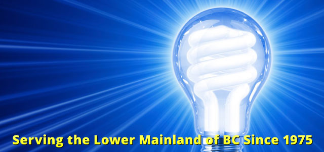 Serving the Lower Mainland of BC Since 1975 | Lightbulb from our Coquitlam electrician