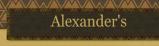 Alexander's